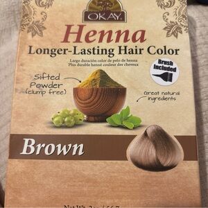 OKAY Pure Naturals Herbal Henna Natural Hair Color {Brown}100% Natural